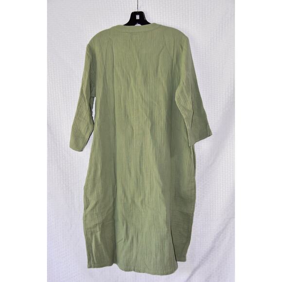 Drapers and Damons Easy Breezy Gauze Sheath Dress Size Small NEW!!! - Picture 5 of 5